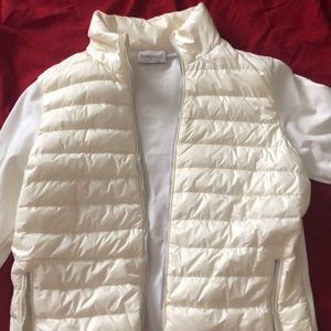 Cream moncler windbreaker